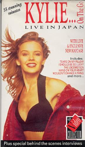 Kylie Minogue On The Go Live In Japan UK video (VHS or PAL or